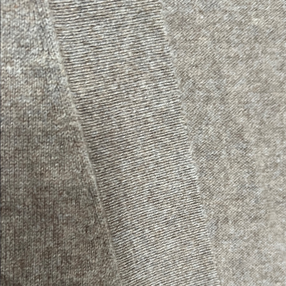 Women's Brown  cashmereCardigan Sweater - Picture 5 of 6